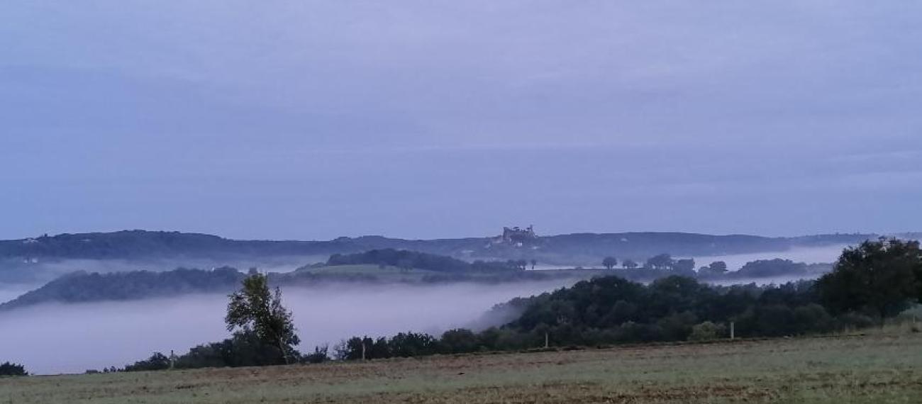 Vue Turenne brume