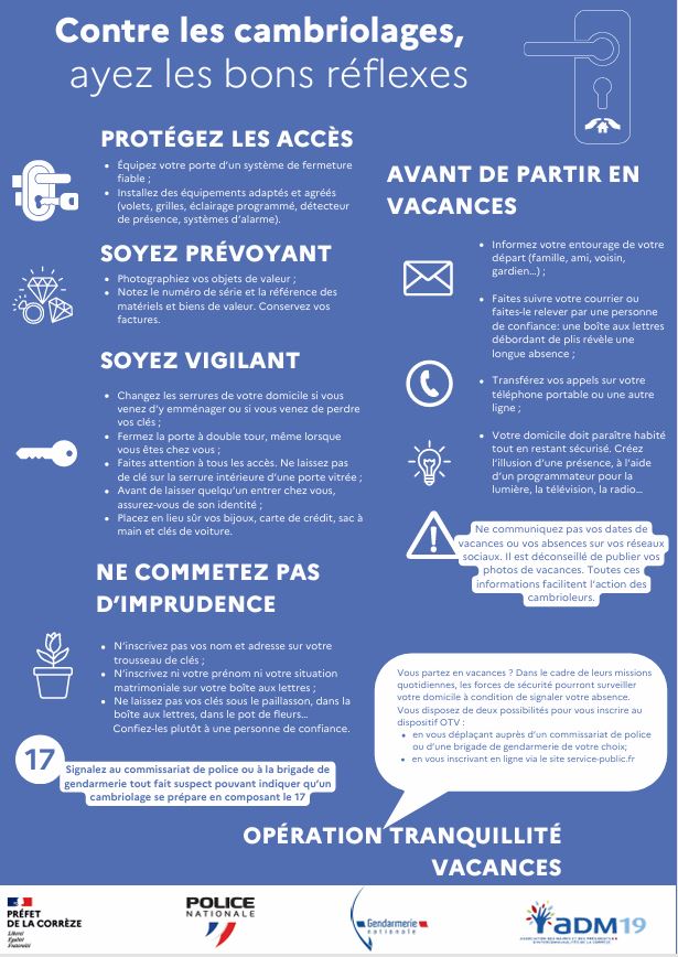 Affiche cambriolage
