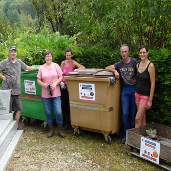 photo tri des déchets cimetière